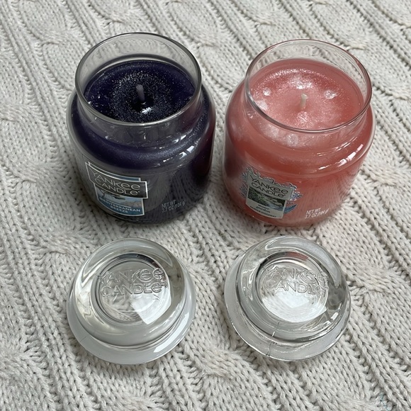 New Yankee Candles 3 in lot Mediterranean Breeze/Water Garden/Movie Night Cocoa - Picture 5 of 11